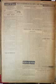 Página do jornal Correio do Ceará de março de 1953
