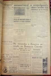 Página do jornal Correio do Ceará de março de 1953