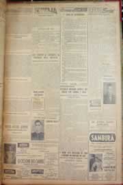 Página do jornal Correio do Ceará de março de 1953