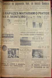 Página do jornal Correio do Ceará de março de 1953