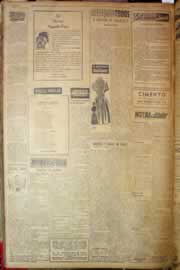 Página do jornal Correio do Ceará de março de 1953