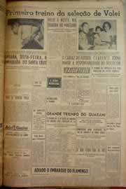 Página do jornal Correio do Ceará de março de 1953