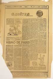 Página do jornal Correio do Ceará de abril de 1953