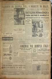 Página do jornal Correio do Ceará de abril de 1953