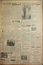 Página do jornal Correio do Ceará de abril de 1953