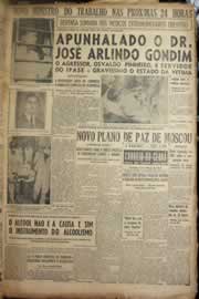 Página do jornal Correio do Ceará de abril de 1953