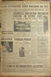 Página do jornal Correio do Ceará de abril de 1953