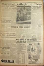 Página do jornal Correio do Ceará de abril de 1953
