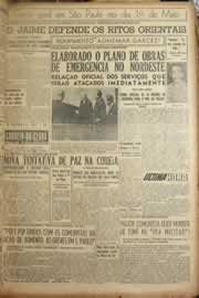Página do jornal Correio do Ceará de abril de 1953