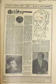 Página do jornal Correio do Ceará de abril de 1953