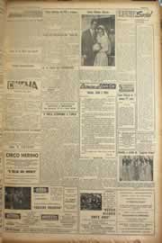 Página do jornal Correio do Ceará de abril de 1953
