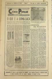 Página do jornal Correio do Ceará de abril de 1953