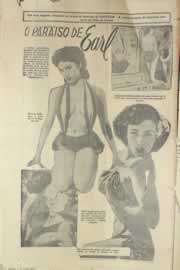 Página do jornal Correio do Ceará de abril de 1953