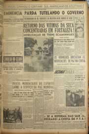 Página do jornal Correio do Ceará de abril de 1953
