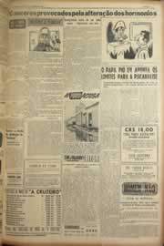Página do jornal Correio do Ceará de abril de 1953