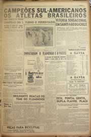 Página do jornal Correio do Ceará de abril de 1953