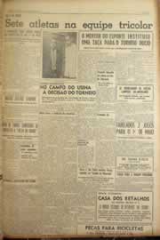 Página do jornal Correio do Ceará de abril de 1953