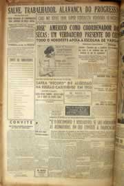 Página do jornal Correio do Ceará de abril de 1953