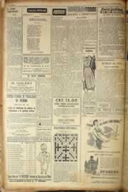 Página do jornal Correio do Ceará de maio de 1953