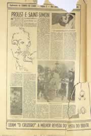 Página do jornal Correio do Ceará de maio de 1953