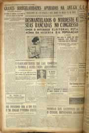 Página do jornal Correio do Ceará de maio de 1953