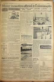 Página do jornal Correio do Ceará de maio de 1953