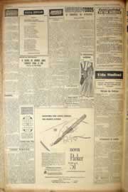 Página do jornal Correio do Ceará de maio de 1953