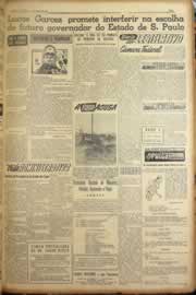 Página do jornal Correio do Ceará de maio de 1953