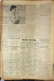 Página do jornal Correio do Ceará de maio de 1953