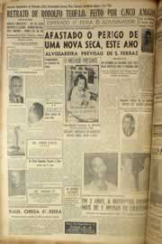 Página do jornal Correio do Ceará de maio de 1953