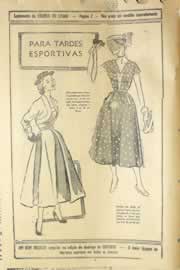Página do jornal Correio do Ceará de maio de 1953
