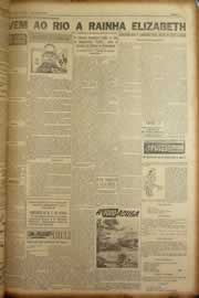 Página do jornal Correio do Ceará de maio de 1953