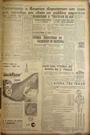 Página do jornal Correio do Ceará de maio de 1953