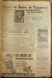 Página do jornal Correio do Ceará de maio de 1953