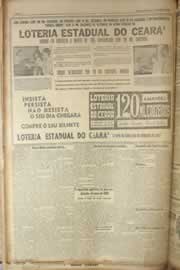 Página do jornal Correio do Ceará de maio de 1953