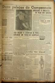 Página do jornal Correio do Ceará de maio de 1953
