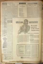 Página do jornal Correio do Ceará de maio de 1953