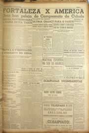 Página do jornal Correio do Ceará de maio de 1953