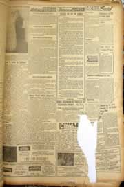 Página do jornal Correio do Ceará de junho de 1953