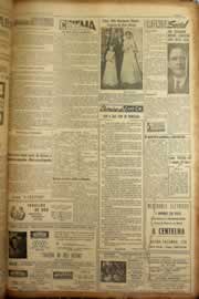Página do jornal Correio do Ceará de junho de 1953