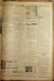 Página do jornal Correio do Ceará de junho de 1953