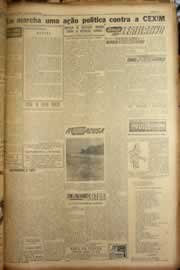 Página do jornal Correio do Ceará de junho de 1953