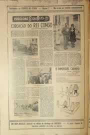 Página do jornal Correio do Ceará de junho de 1953