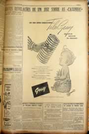 Página do jornal Correio do Ceará de junho de 1953
