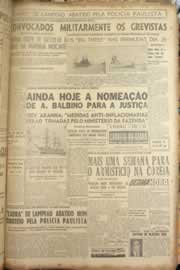 Página do jornal Correio do Ceará de junho de 1953