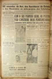 Página do jornal Correio do Ceará de junho de 1953