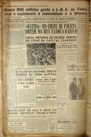 Página do jornal Correio do Ceará de junho de 1953