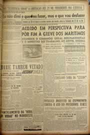 Página do jornal Correio do Ceará de junho de 1953