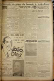 Página do jornal Correio do Ceará de junho de 1953