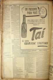 Página do jornal Correio do Ceará de junho de 1953